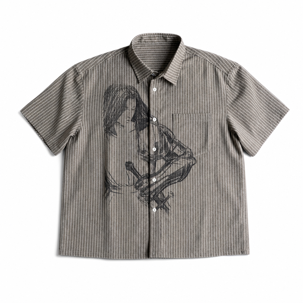 UNSEEN-Studios Striped Warrior Shirt