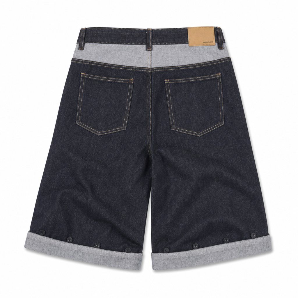 UNSEEN-Studios Reverse Button Jorts