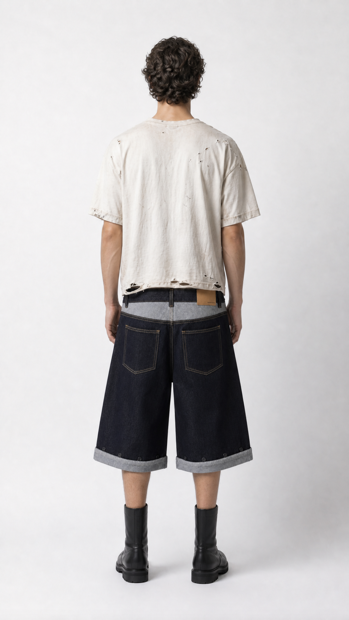 UNSEEN-Studios Reverse Button Jorts