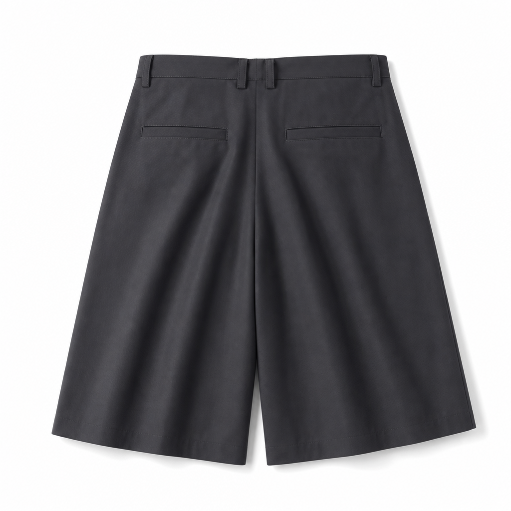 UNSEEN-Studios Rivet Pleated Shorts