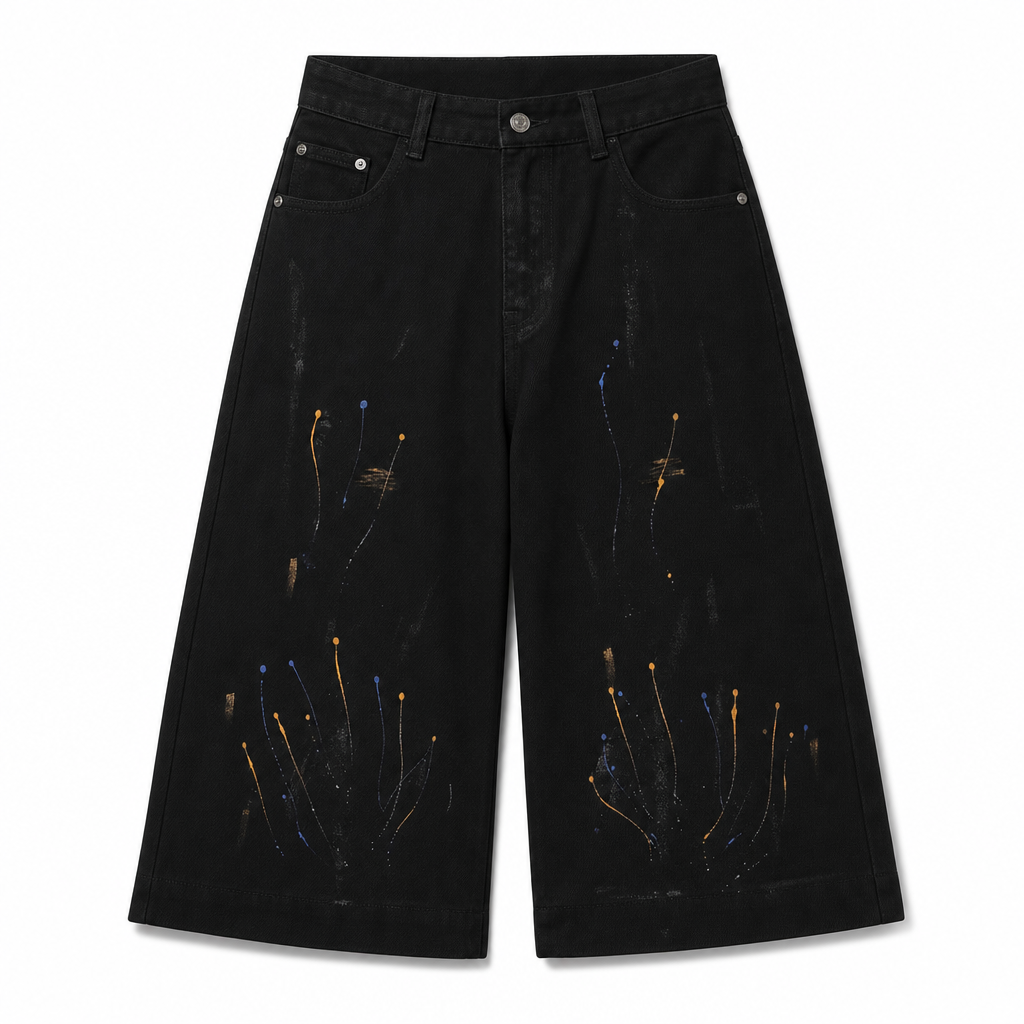 UNSEEN-Studios Paint Splash Jorts