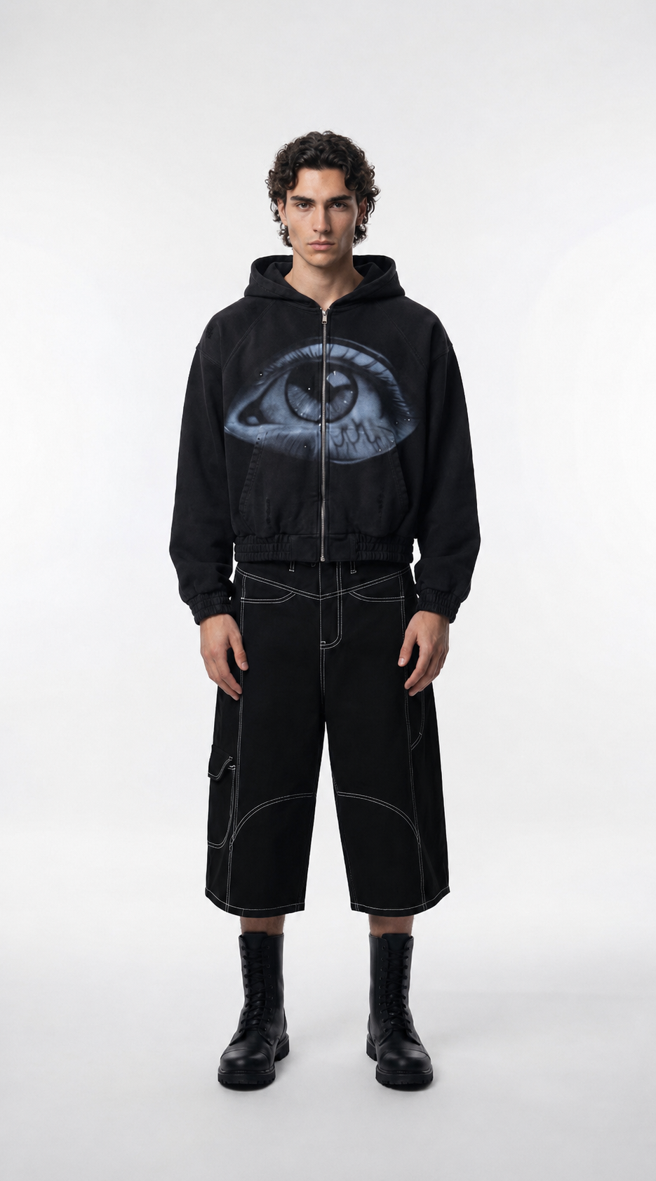UNSEEN-Studios Utility Denim Shorts