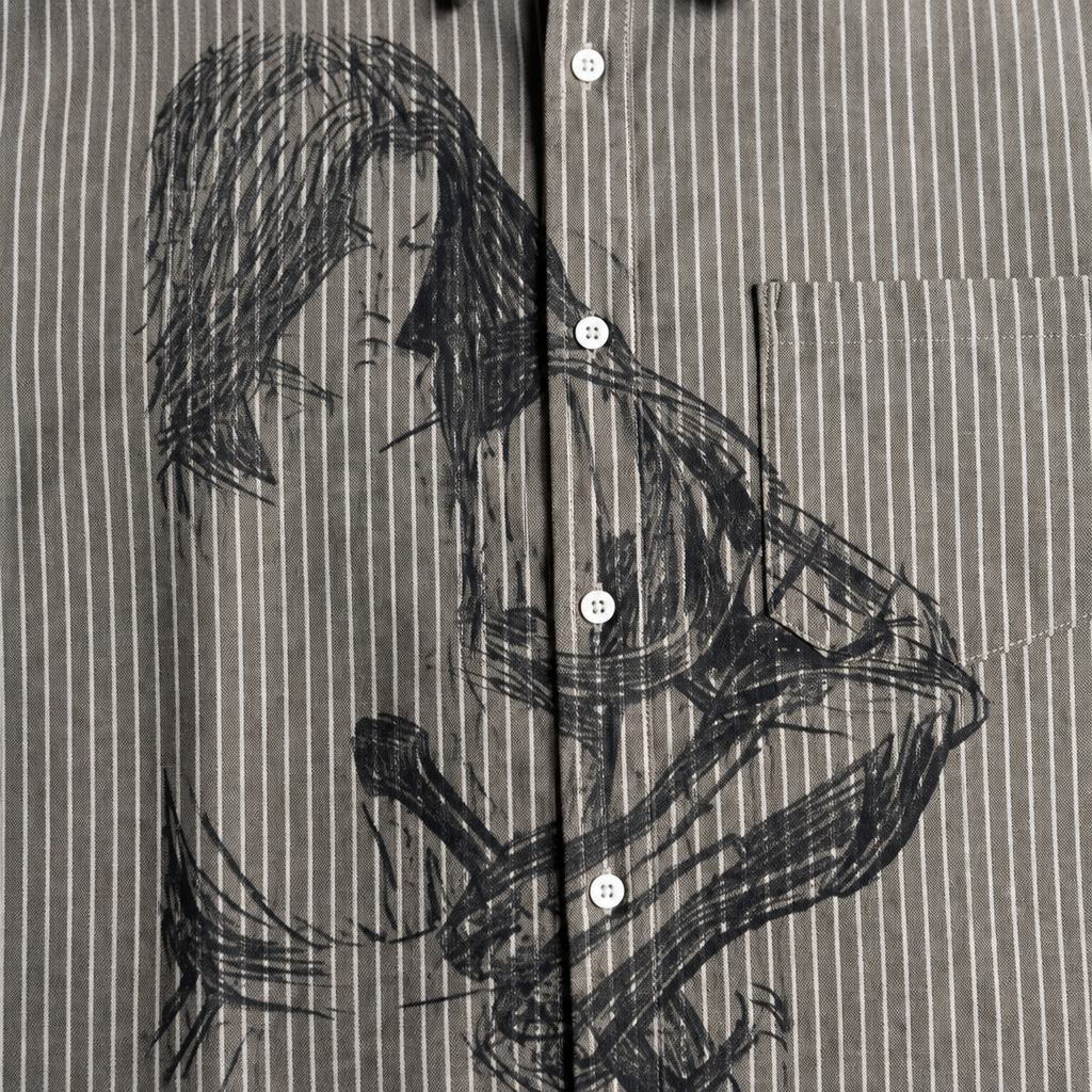 UNSEEN-Studios Striped Warrior Shirt