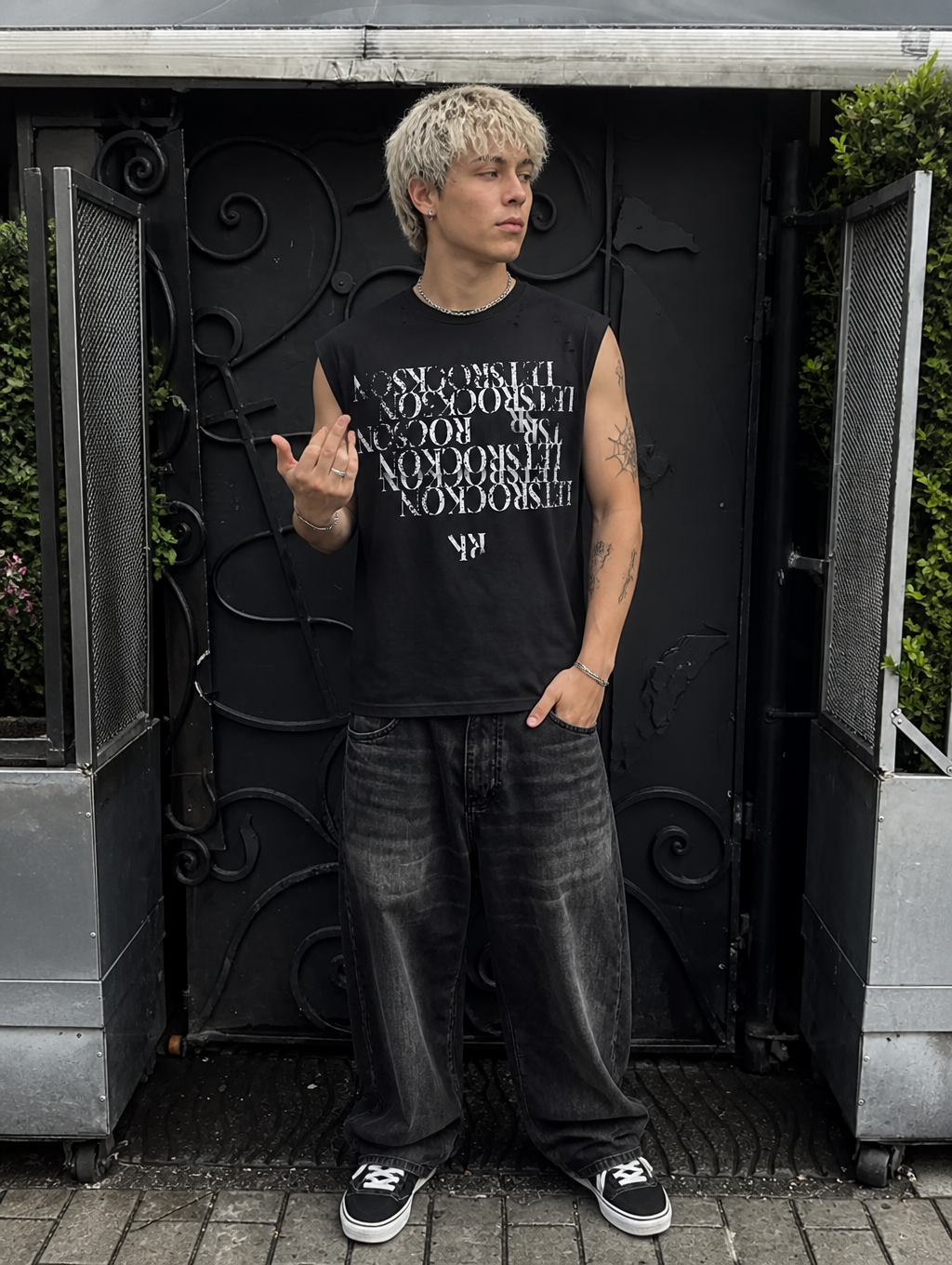 UNSEEN-Studios Echo Distressed Tank