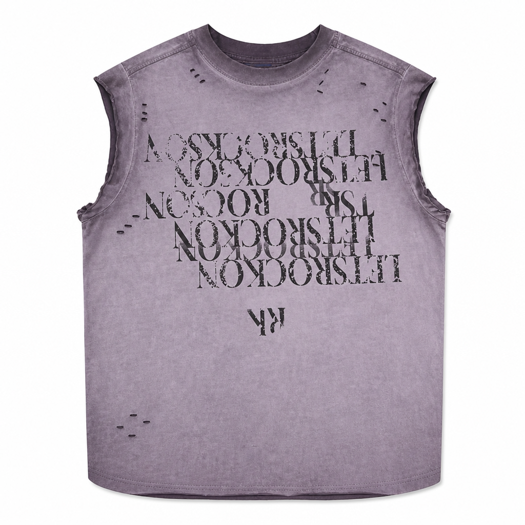 UNSEEN-Studios Echo Distressed Tank
