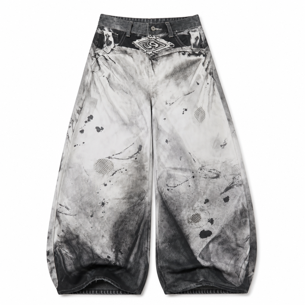 UNSEEN-Studios Phantom Wash Baggy Jeans