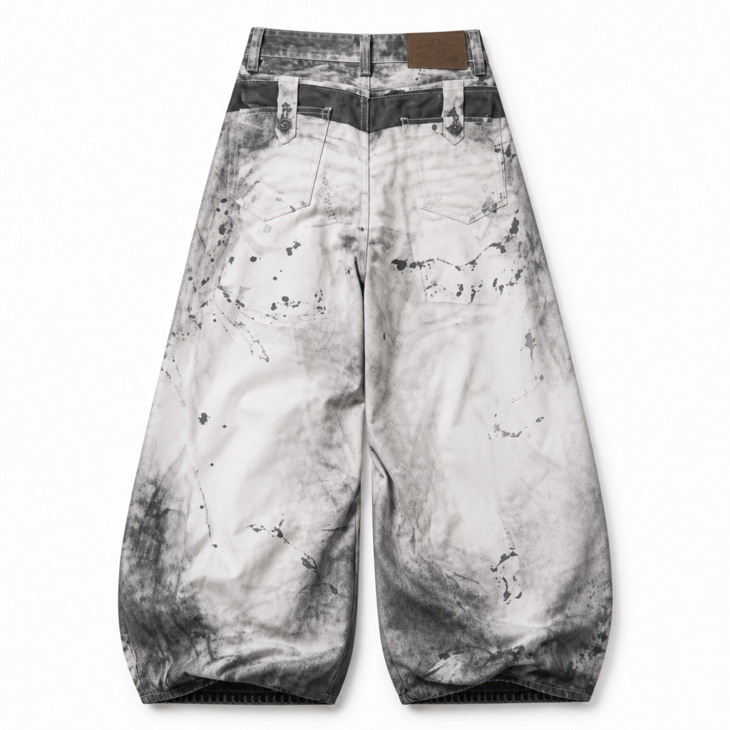 UNSEEN-Studios Phantom Wash Baggy Jeans