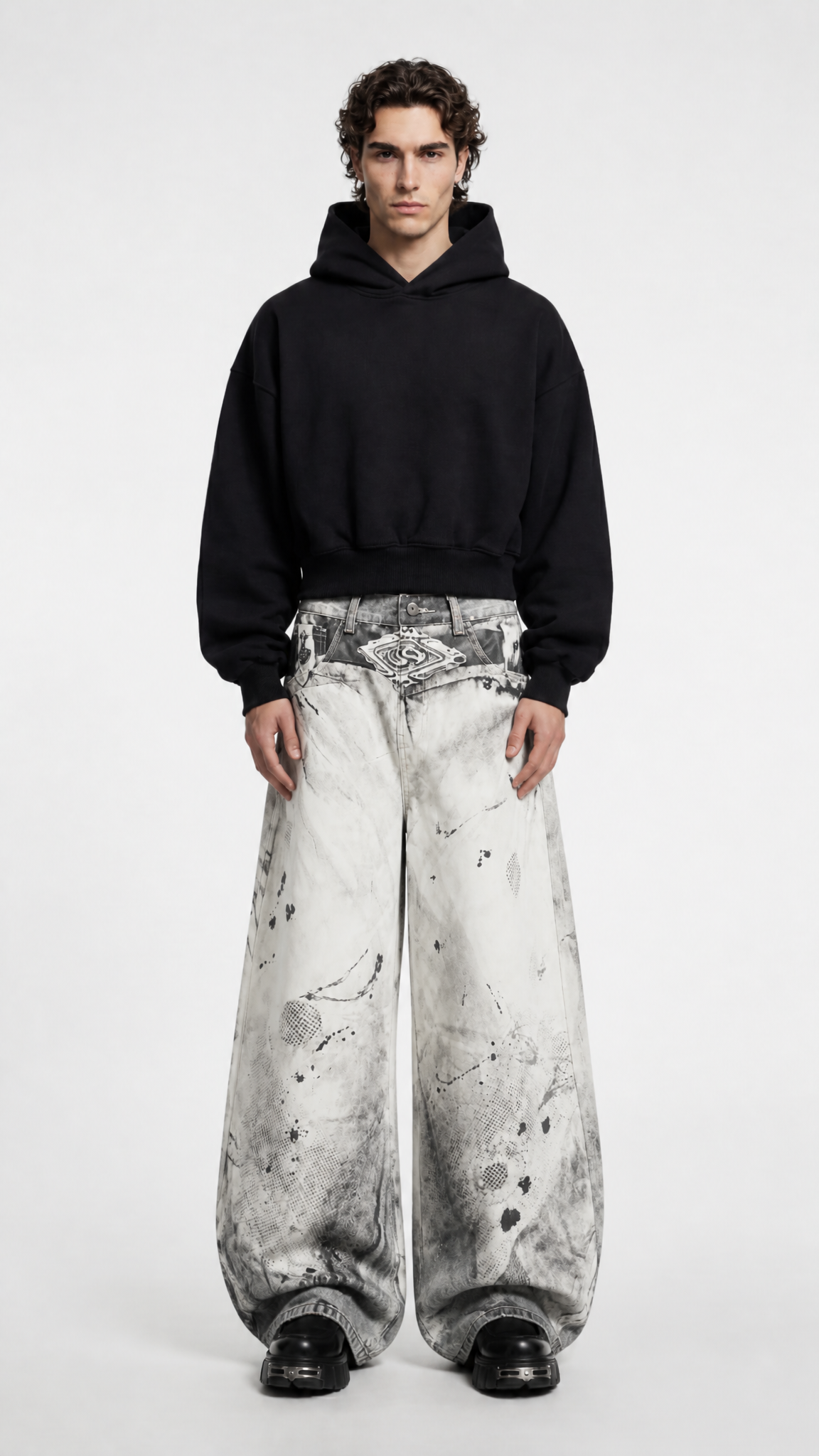 UNSEEN-Studios Phantom Wash Baggy Jeans