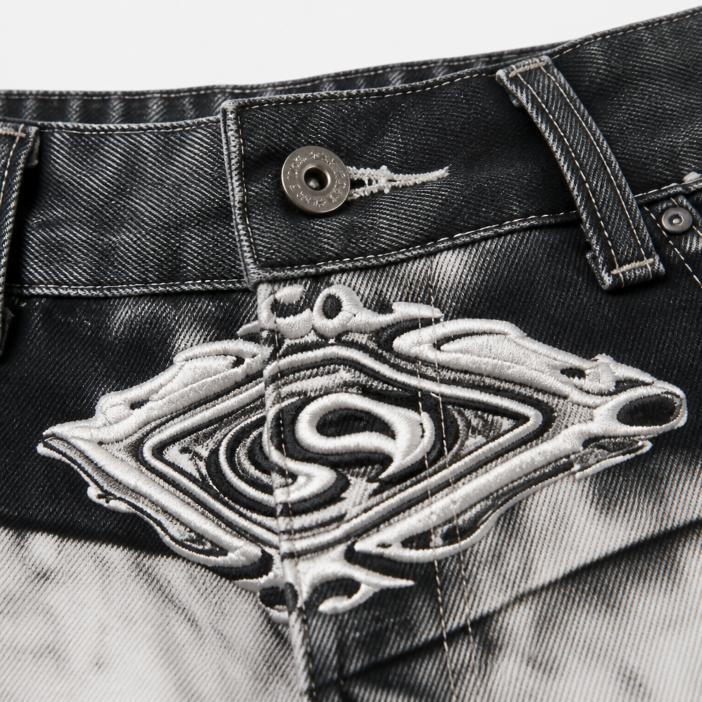 UNSEEN-Studios Phantom Wash Baggy Jeans