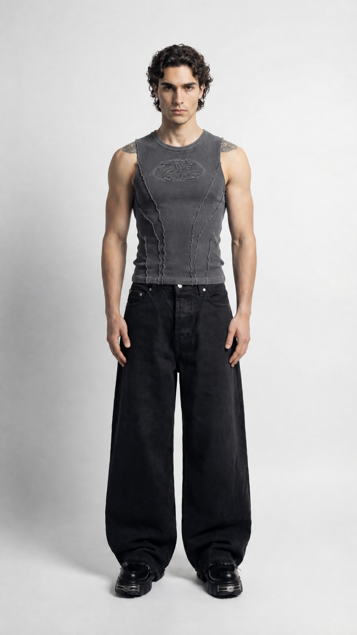 UNSEEN-Studios Opium Ribbed Tank Top