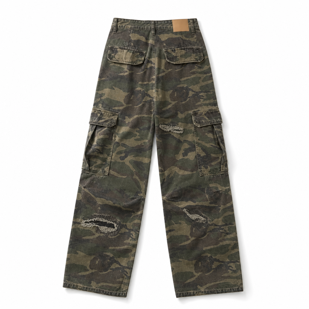 UNSEEN-Studios Phantom Camo Cargo Jeans