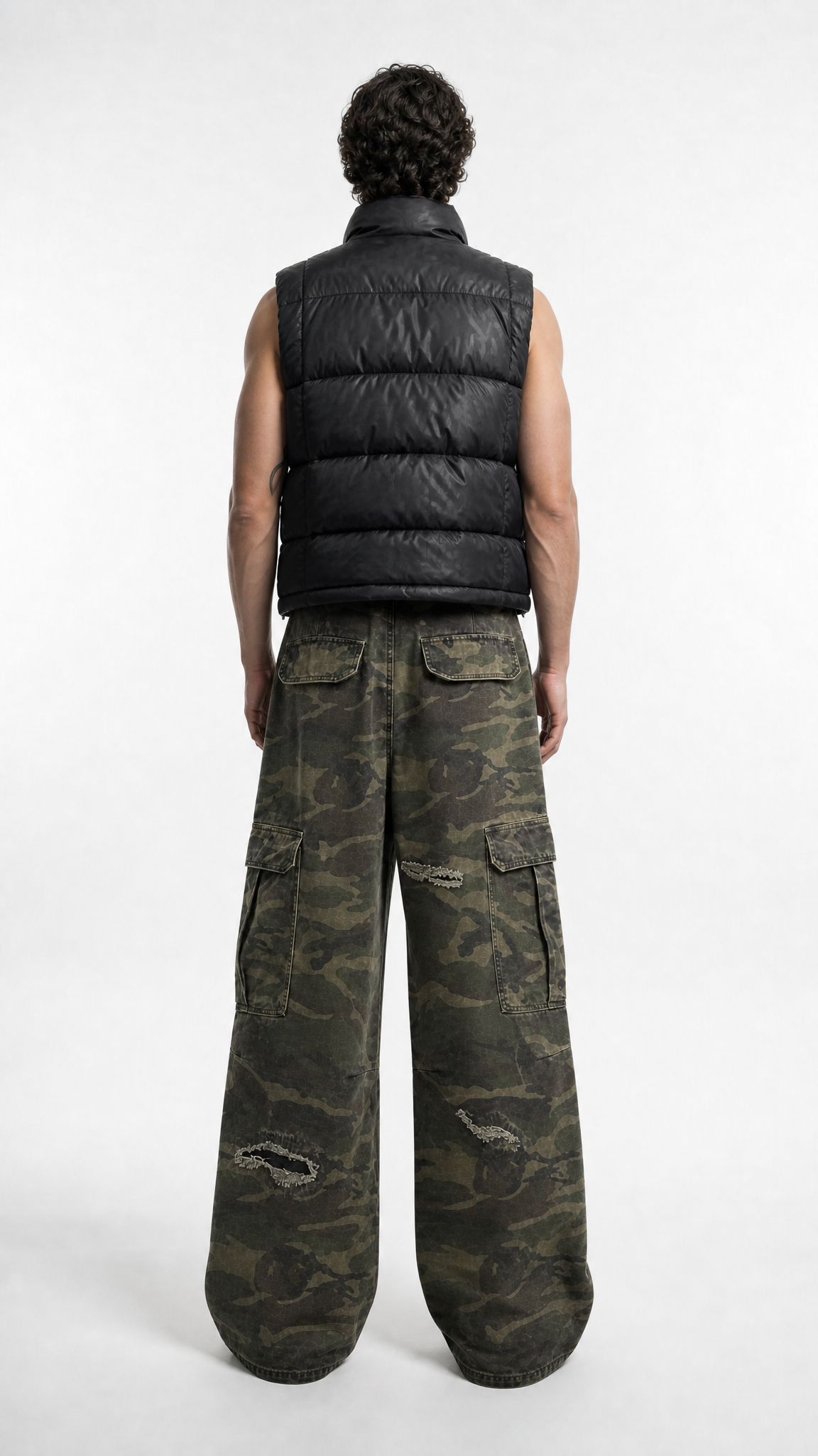 UNSEEN-Studios Phantom Camo Cargo Jeans