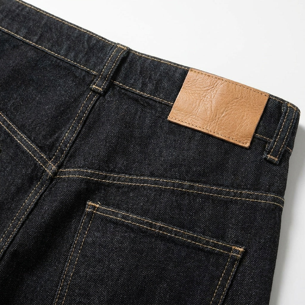 UNSEEN-Studios Buckle Wide Leg Jeans