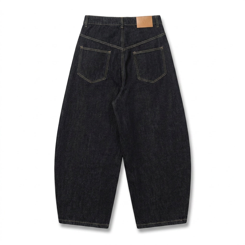 UNSEEN-Studios Buckle Wide Leg Jeans