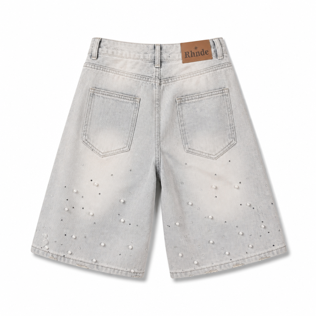 UNSEEN-Studios Pearl Denim Shorts