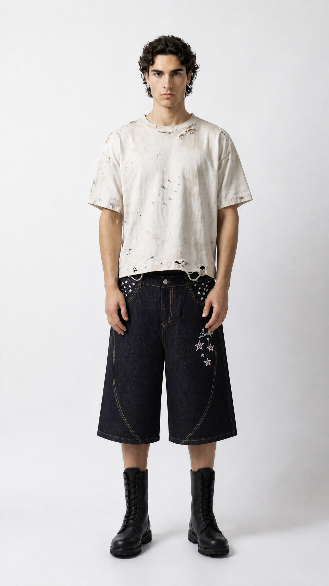 UNSEEN-Studios Nova Denim Shorts