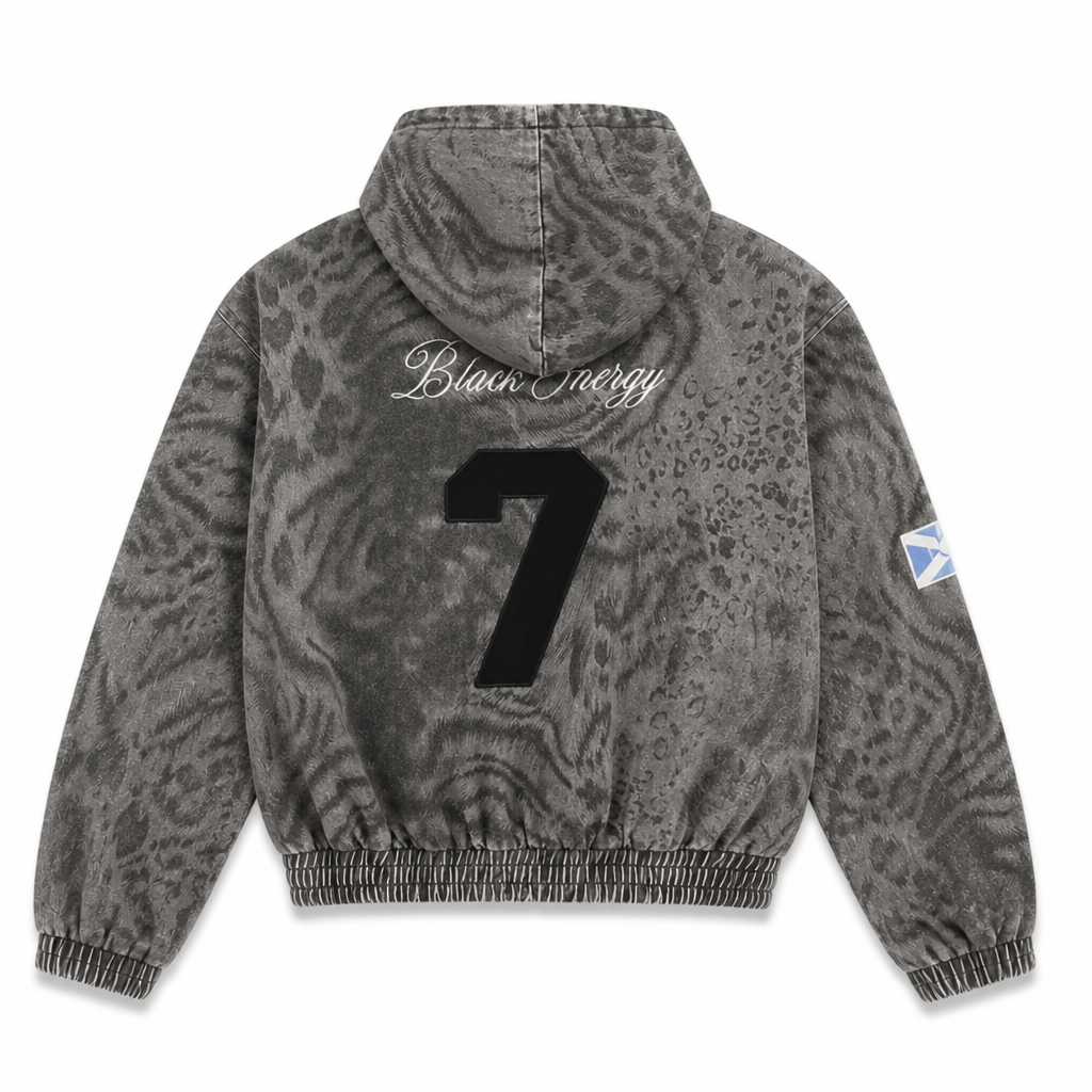 UNSEEN-Studios Shadow Leopard Zip Hoodie