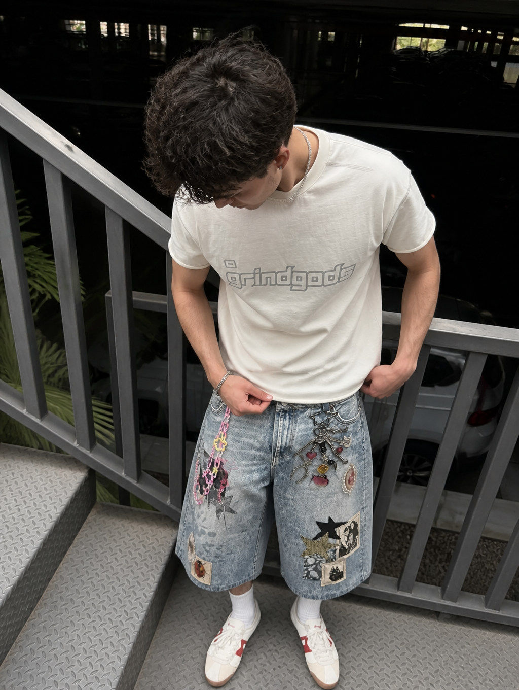 UNSEEN-Studios Relic Denim Shorts