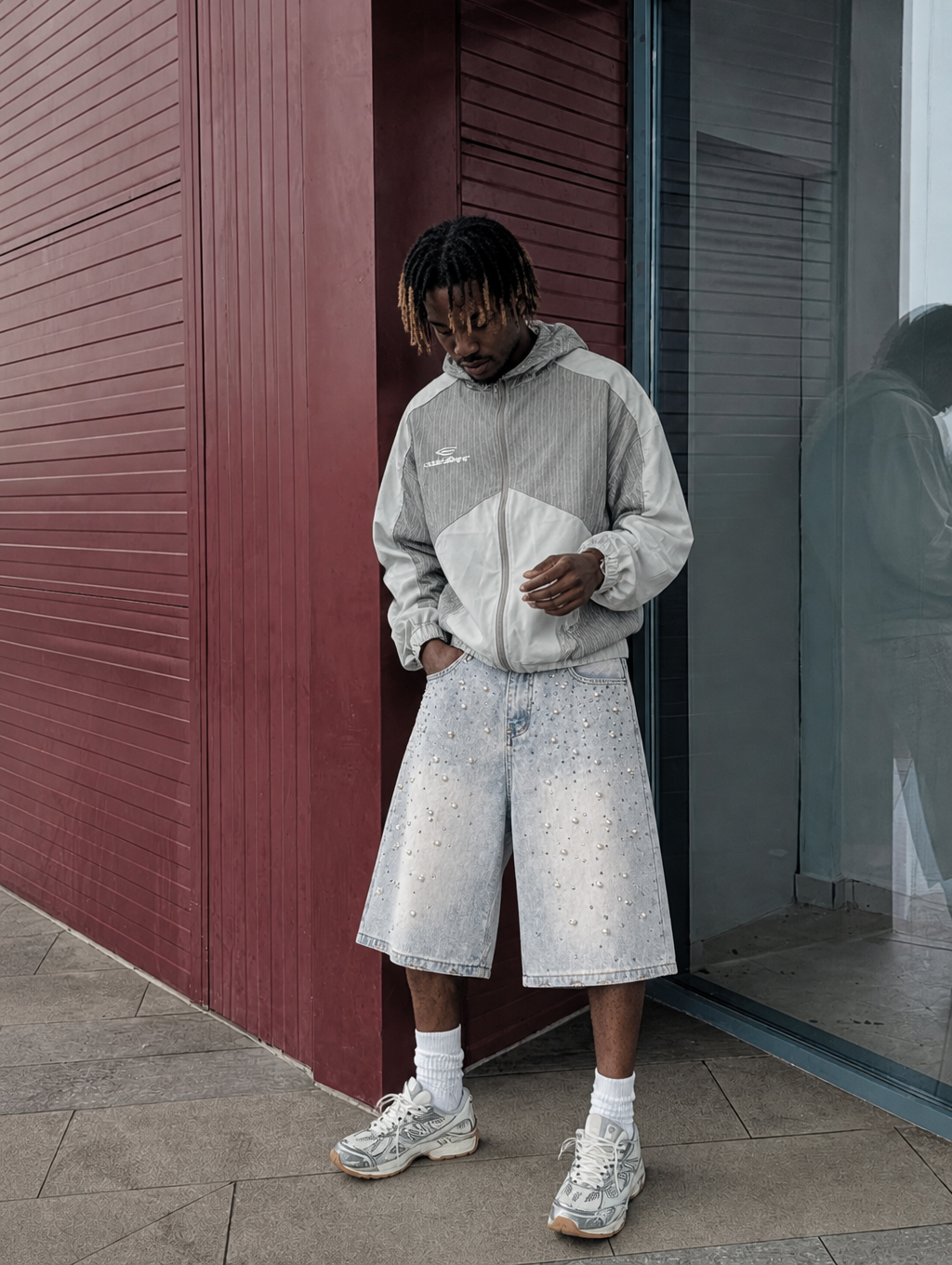 UNSEEN-Studios Pearl Denim Shorts
