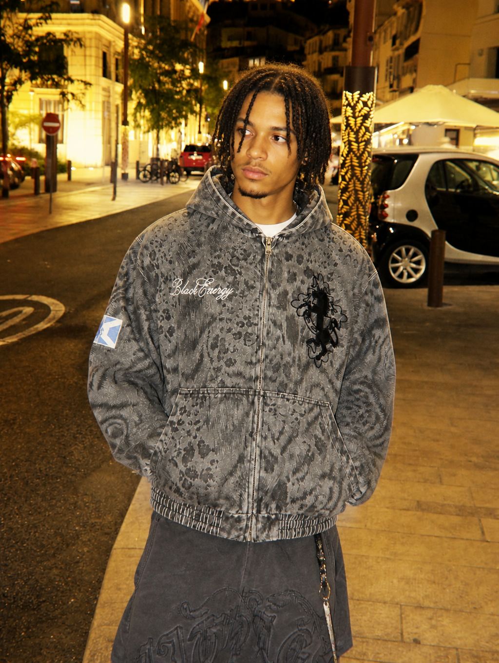 UNSEEN-Studios Shadow Leopard Zip Hoodie