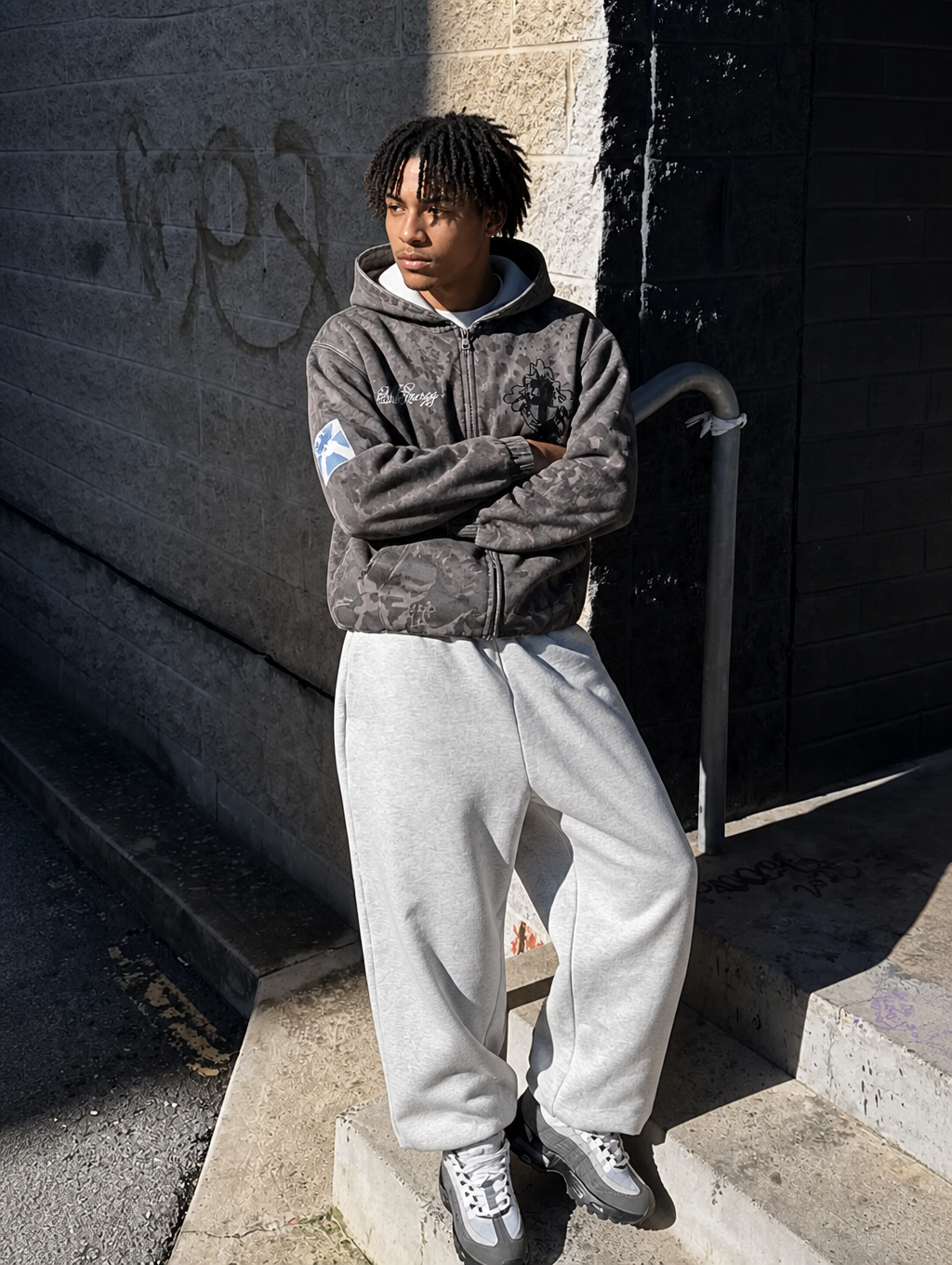 UNSEEN-Studios Shadow Leopard Zip Hoodie