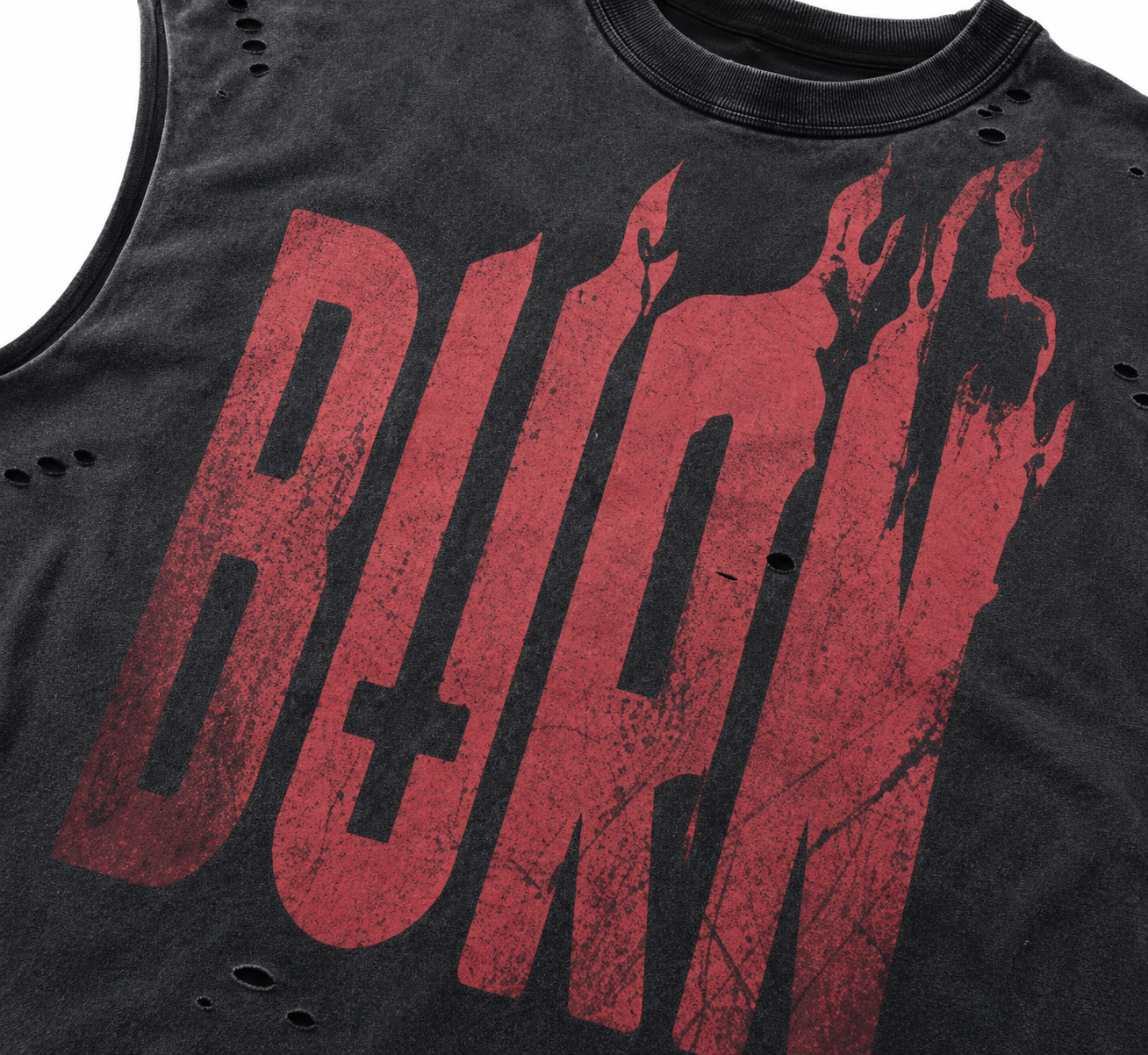 UNSEEN-Studios Sleeveless Burn Tanktop