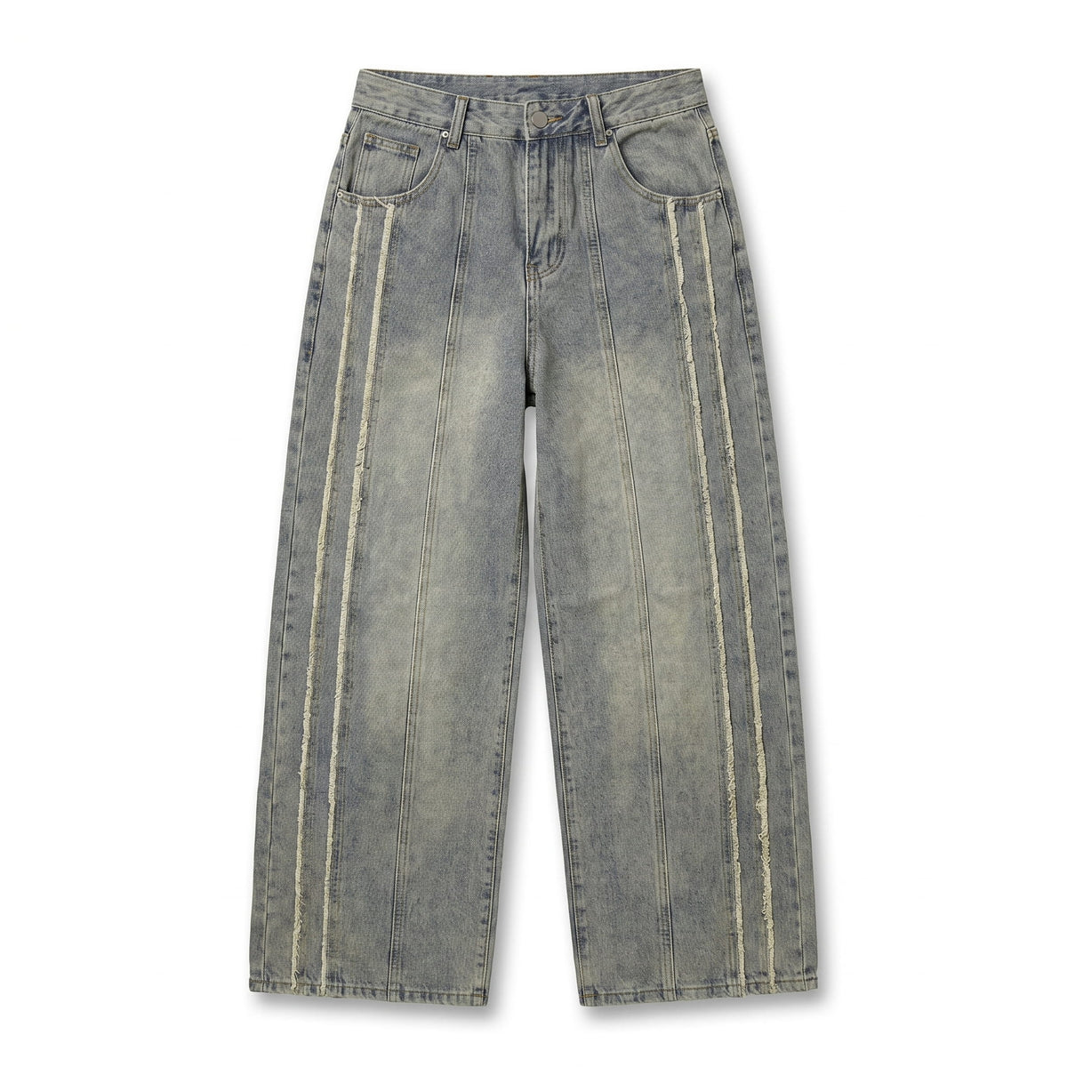 UNSEEN-Studios Vintage Wide Leg Denim mit Raw Seam Details