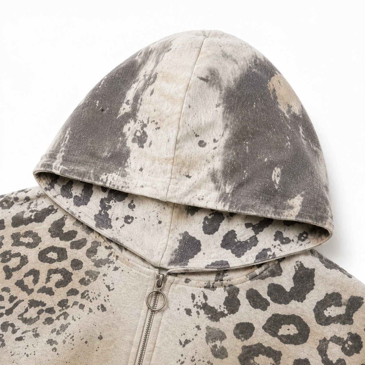 UNSEEN-Studios Leopard Zip Hoodie