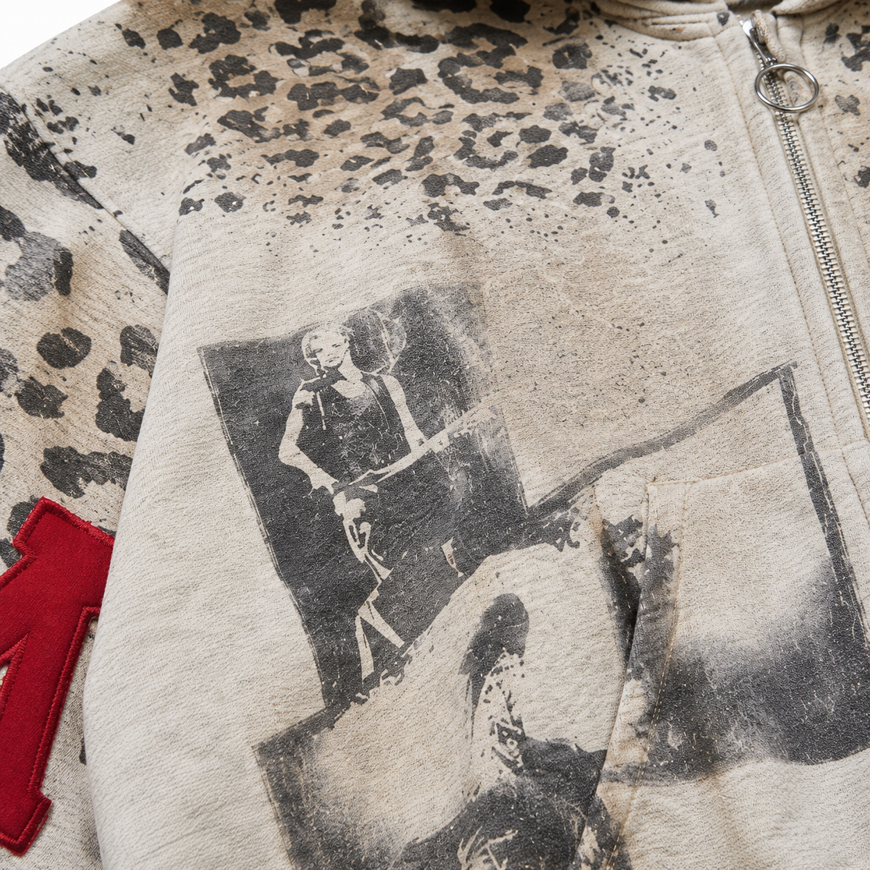 UNSEEN-Studios Leopard Zip Hoodie