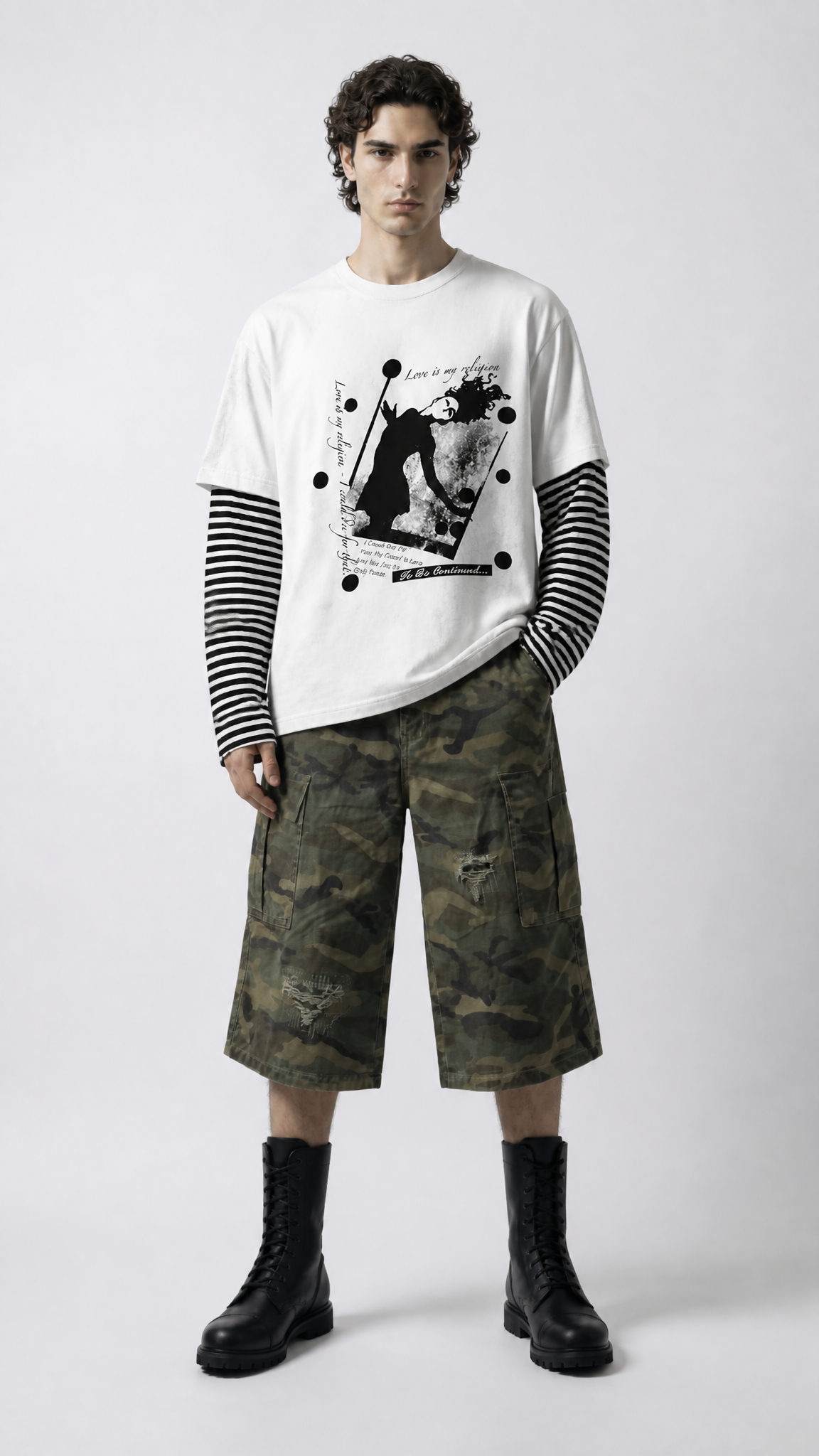 UNSEEN-Studios Love Religion Layer Longsleeve