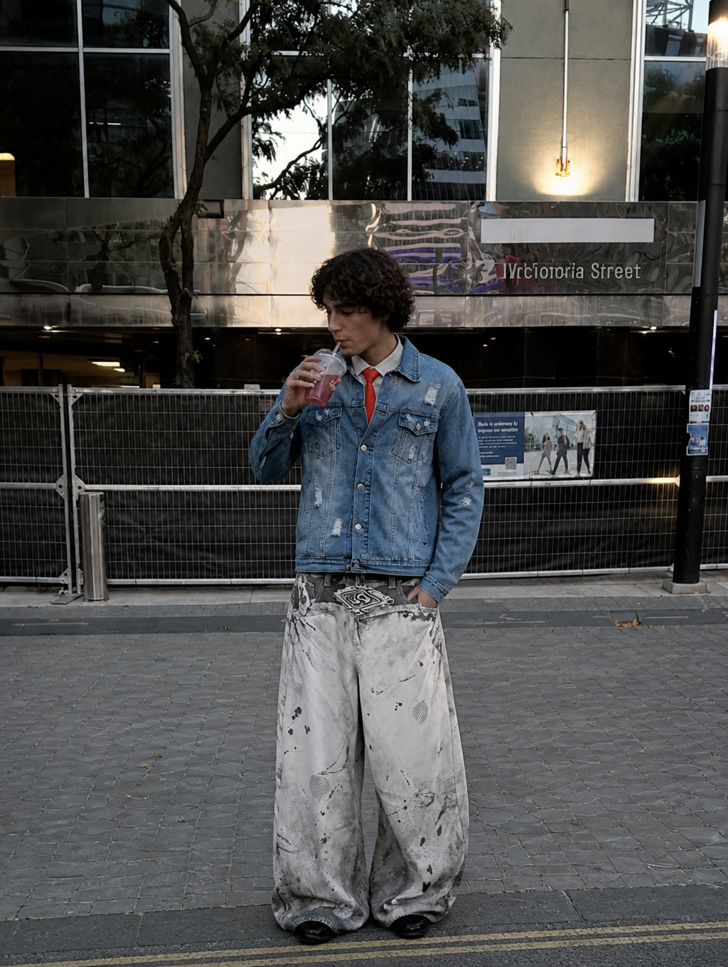 UNSEEN-Studios Phantom Wash Baggy Jeans