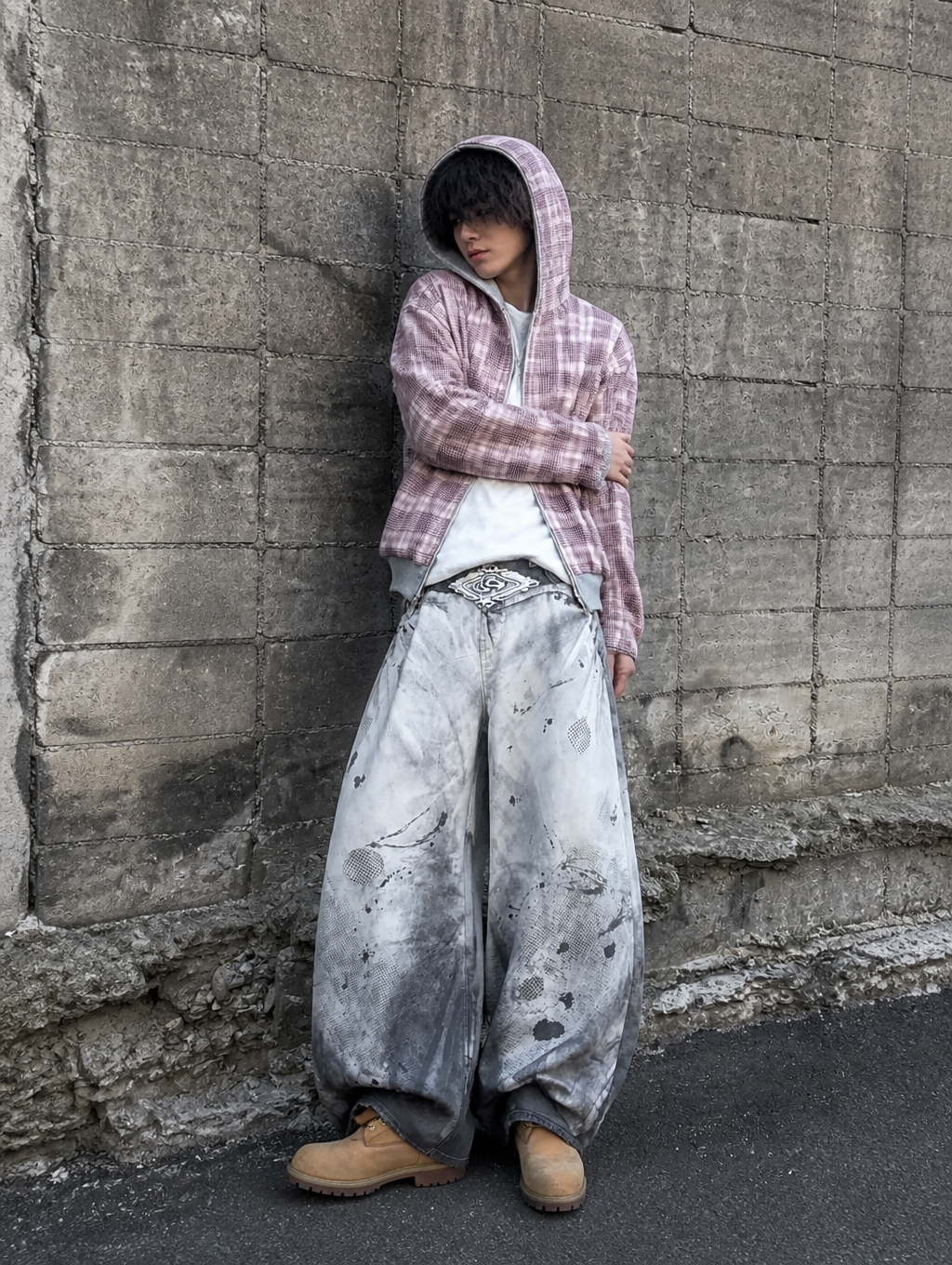 UNSEEN-Studios Phantom Wash Baggy Jeans