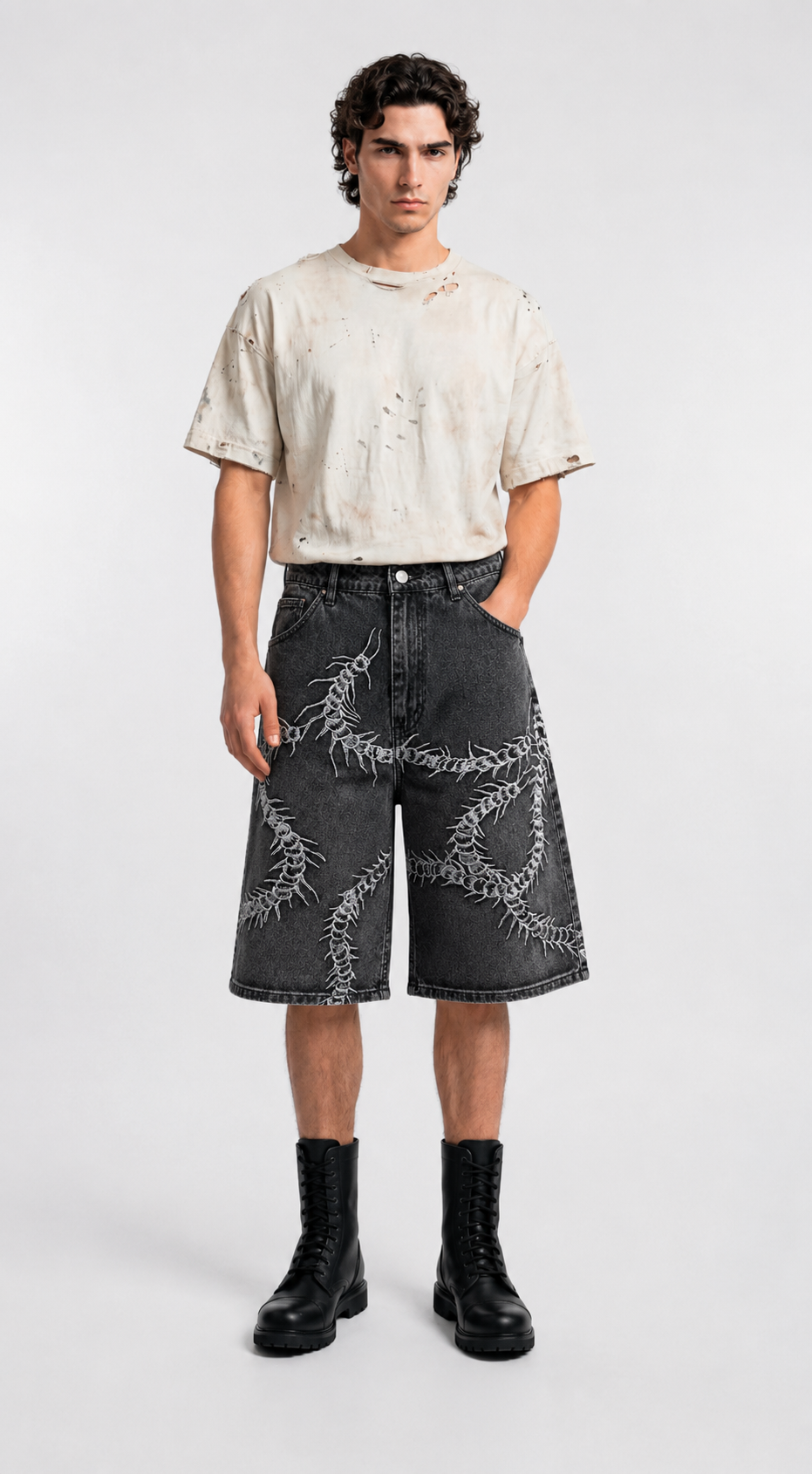 UNSEEN-Studios Cyber Worm Jorts