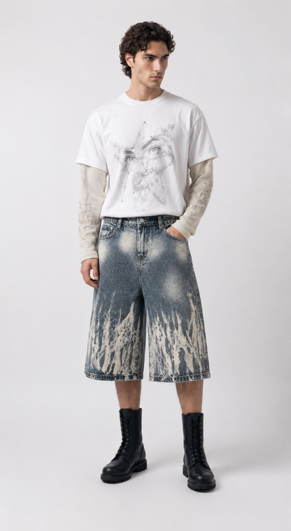 UNSEEN-Studios Paint Jorts