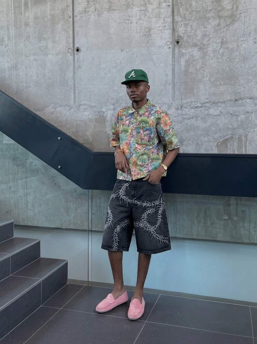 UNSEEN-Studios Cyber Worm Jorts