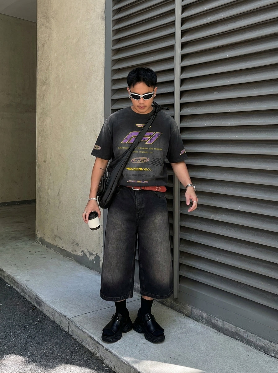 UNSEEN-Studios Racer Layered Longsleeve