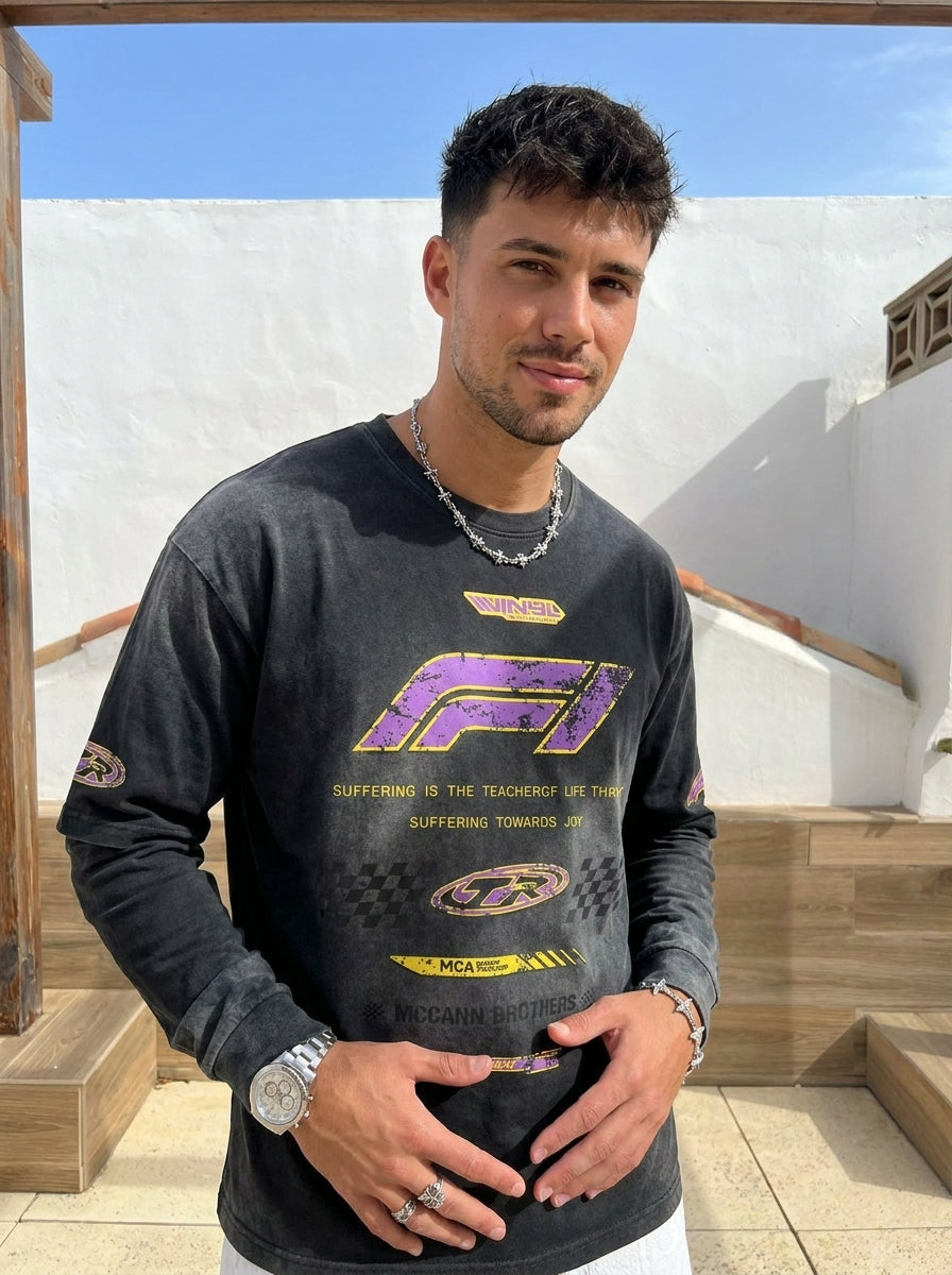 UNSEEN-Studios Racer Layered Longsleeve