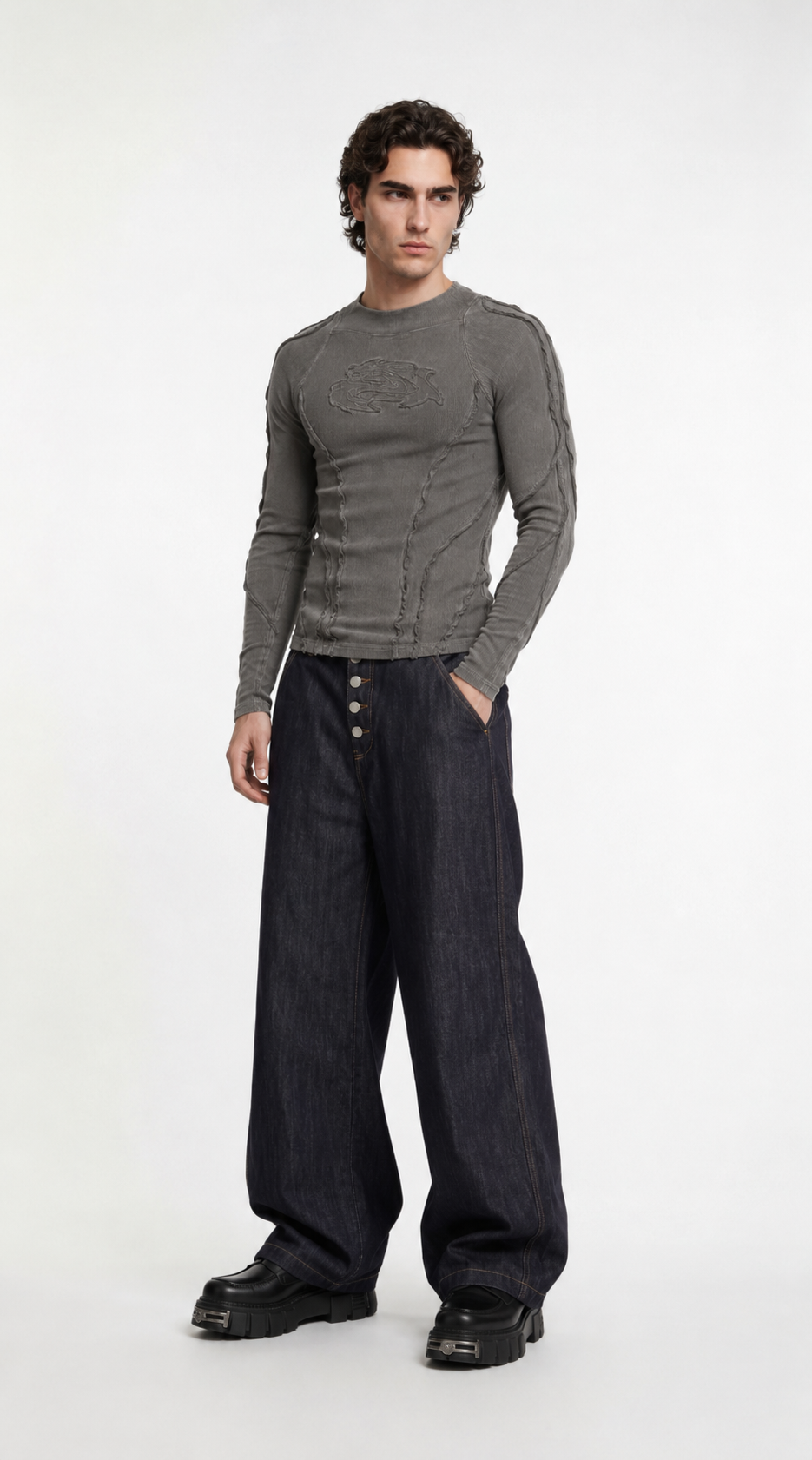 UNSEEN-Studios Opium Ribbed Longsleeve