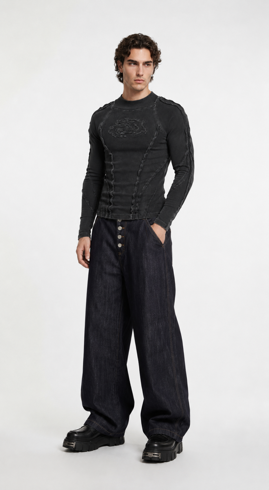 UNSEEN-Studios Opium Ribbed Longsleeve