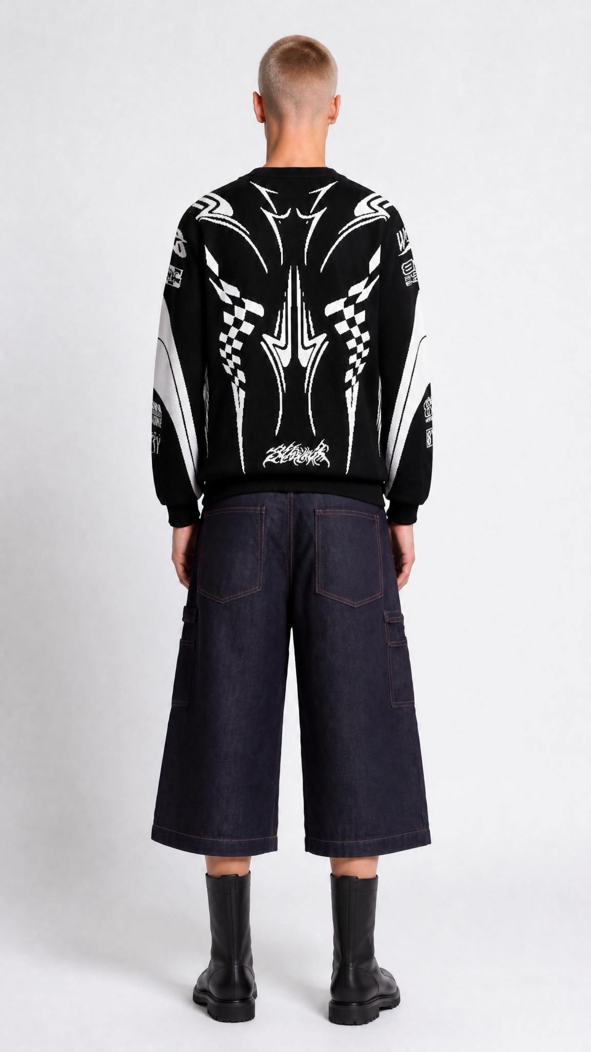 UNSEEN-Studios Cyber Race Knit Sweater