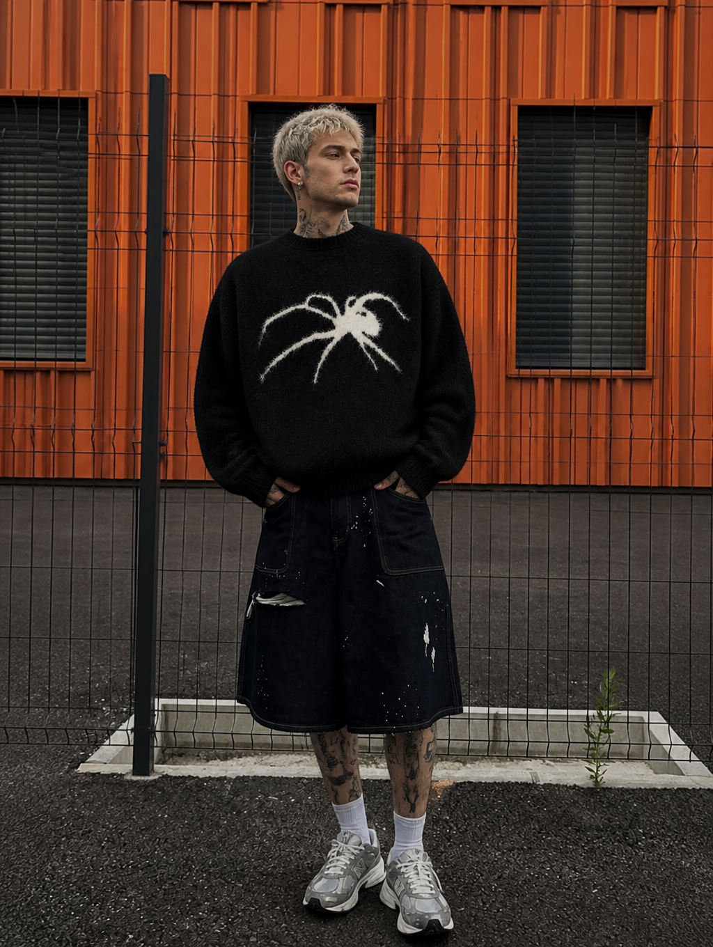 UNSEEN-Studios Widow Knit Sweater
