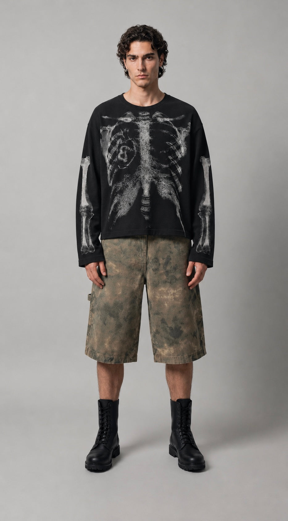 UNSEEN-Studios Skeleton Waffle Longsleeve