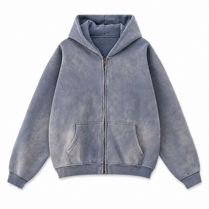 UNSEEN-Studios Core Washed Zip Hoodie