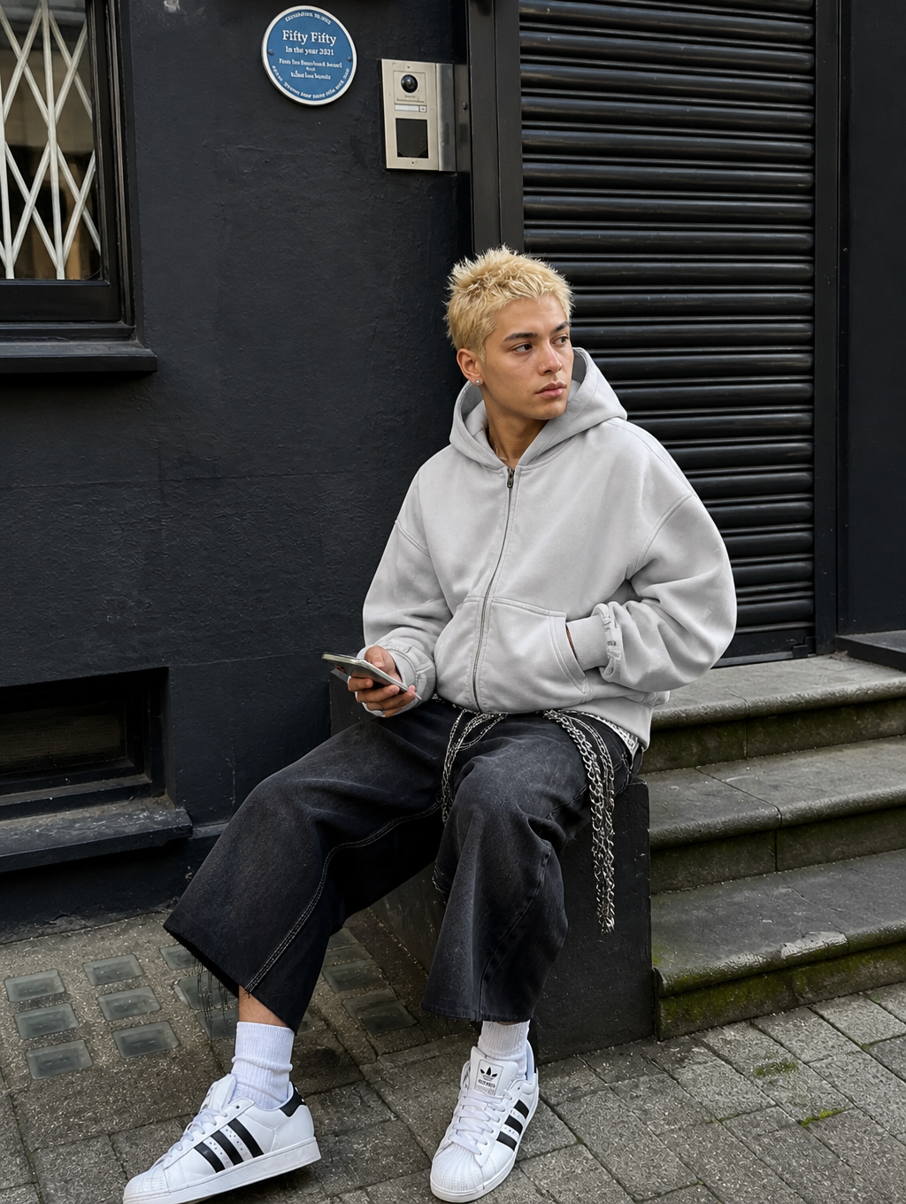 UNSEEN-Studios Core Washed Zip Hoodie