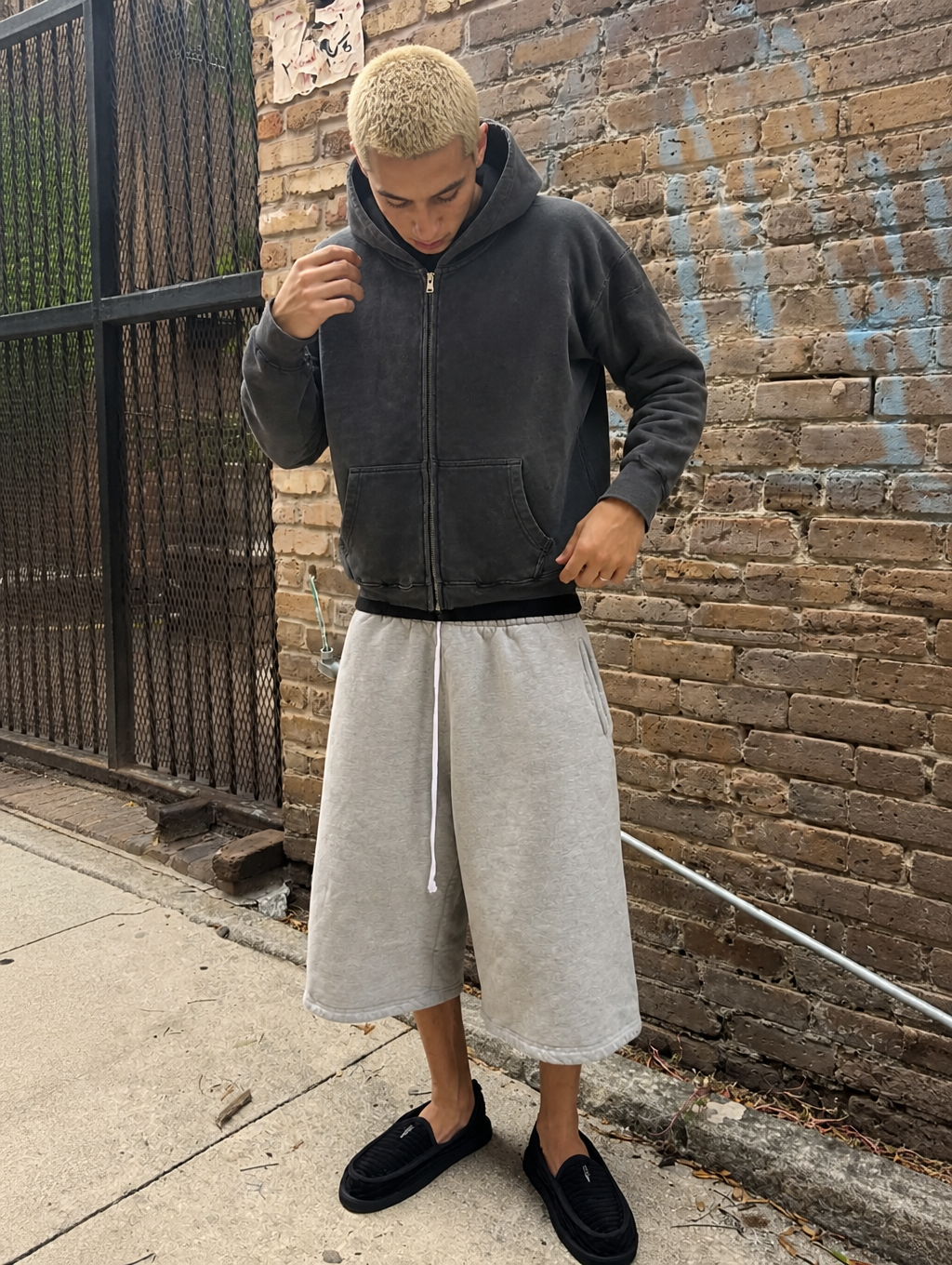 UNSEEN-Studios Core Washed Zip Hoodie
