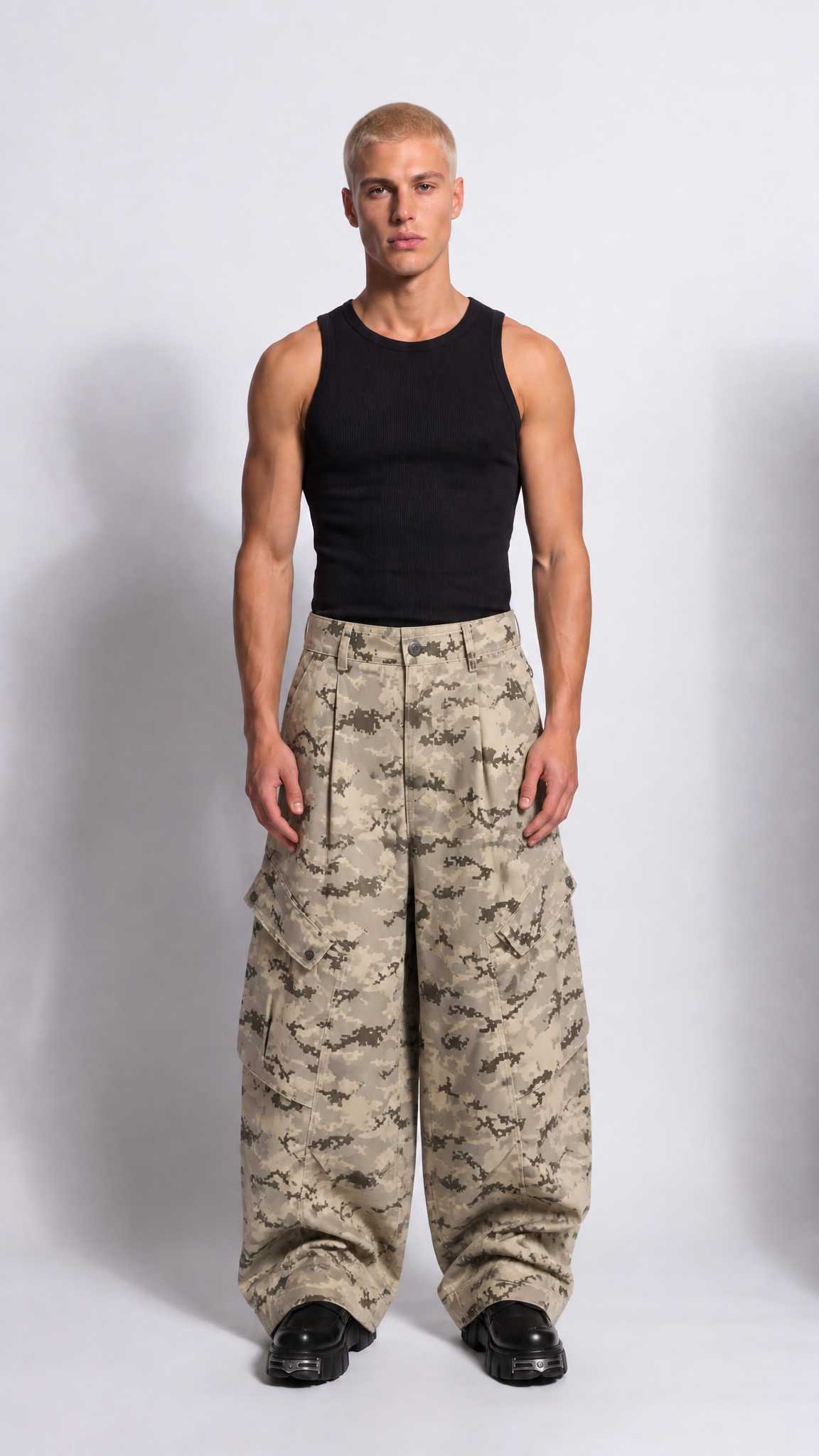 UNSEEN-Studios Sandstorm Camo Cargo Pants