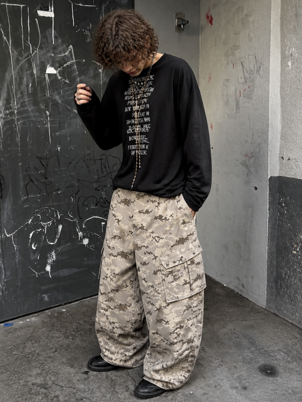 UNSEEN-Studios Sandstorm Camo Cargo Pants