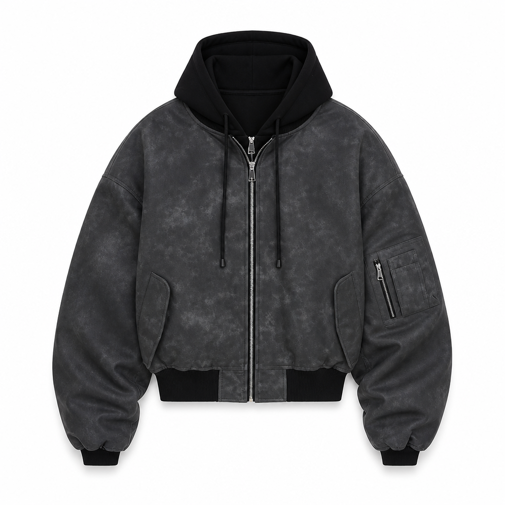 UNSEEN-Studios Narcotic Hood Bomber Jacket