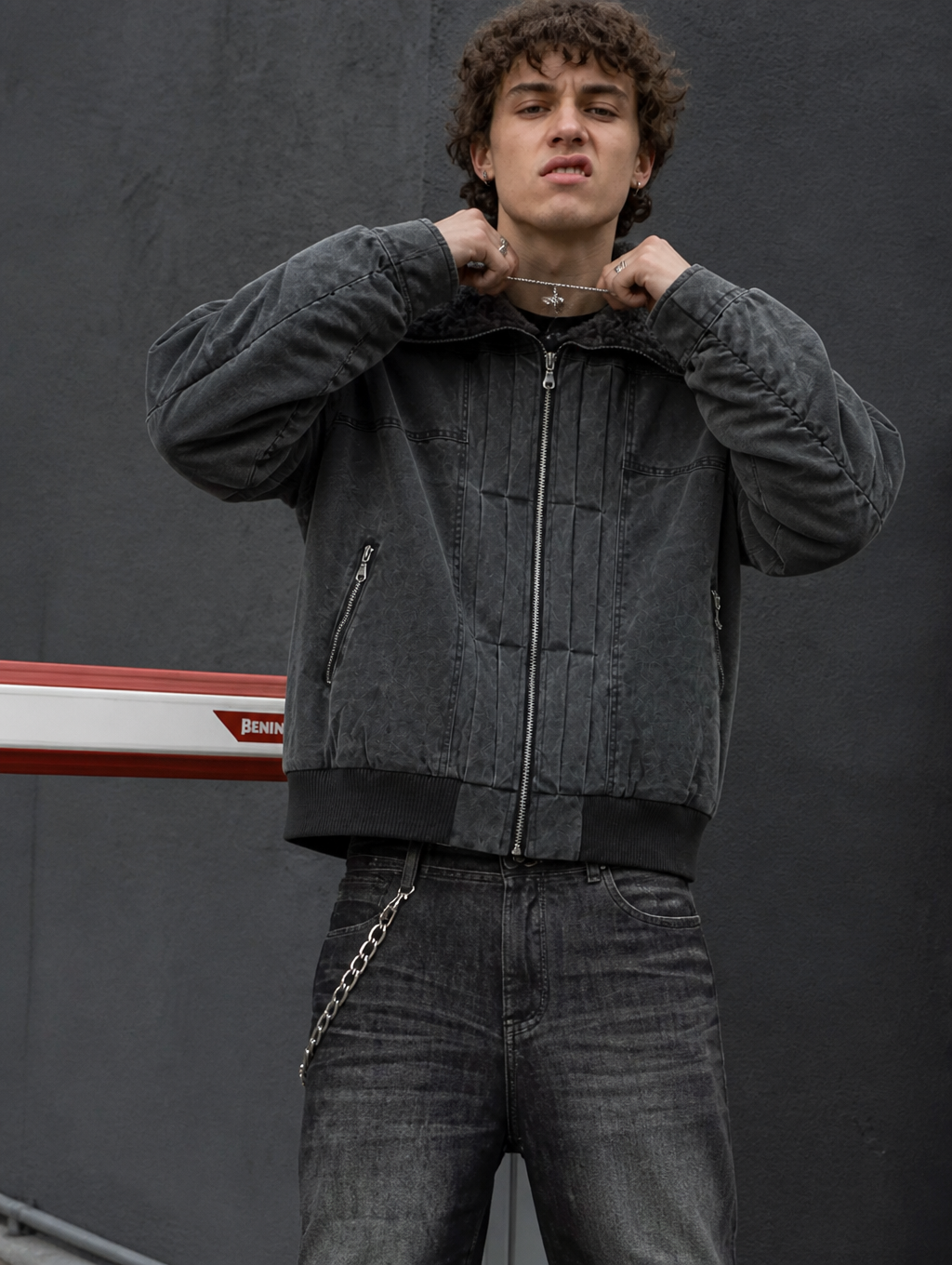 UNSEEN-Studios Utility Collar Jacket