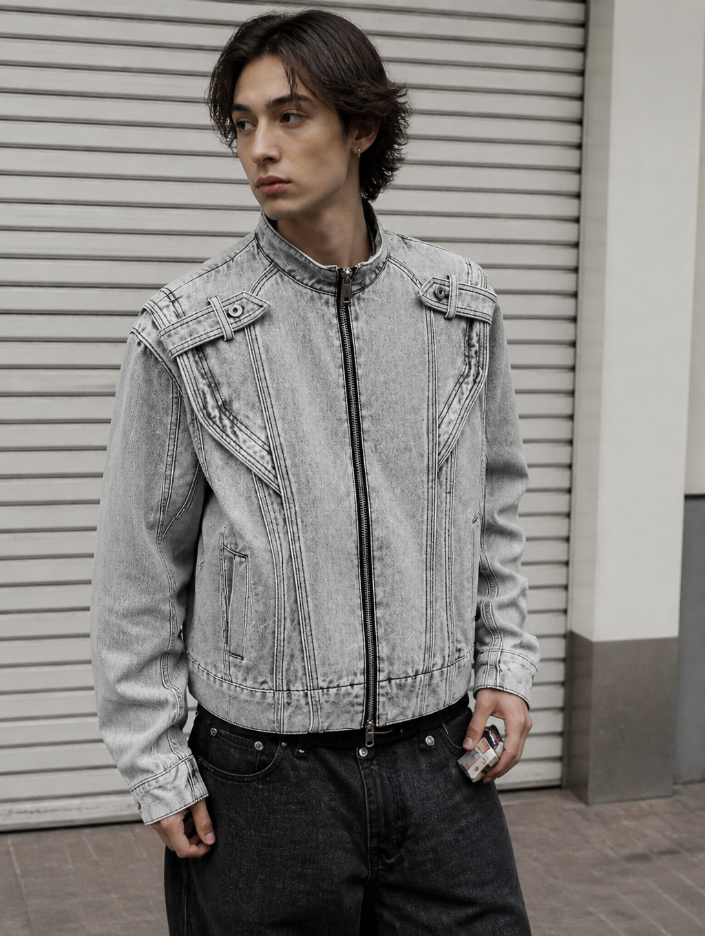 UNSEEN-Studios Silver Arrow Denim Jacket